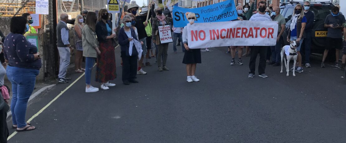 Portland Waste Incinerator Protest September 2020