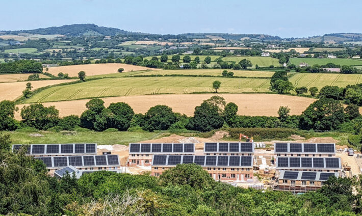 'Hazelmead’ is being built on the north-western edge of Bridport. The houses are designed to be affordable, high quality and energy efficient