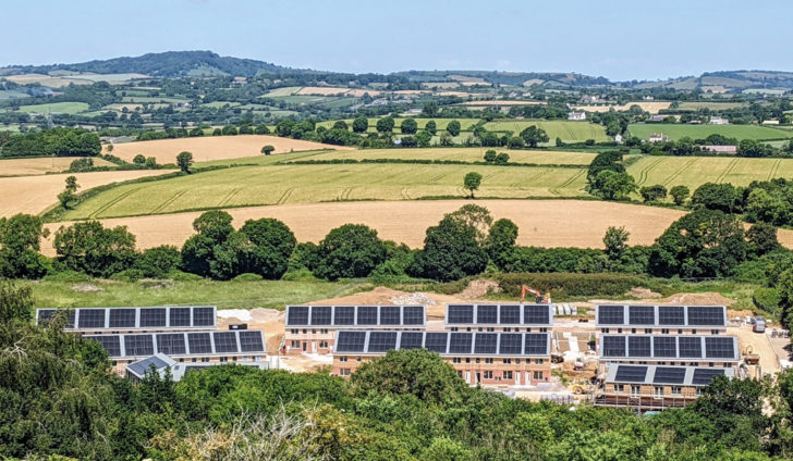 'Hazelmead’ is being built on the north-western edge of Bridport. The houses are designed to be affordable, high quality and energy efficient