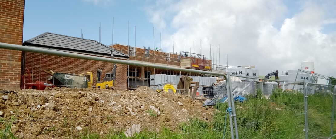 House building in Dorset