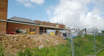 House building in Dorset