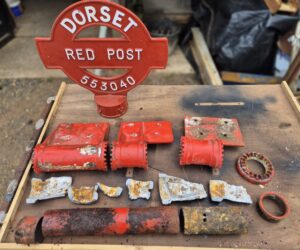 The Red Post at Benville recovered parts