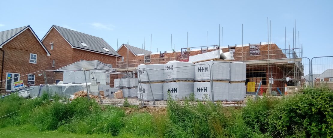 House building in Dorset