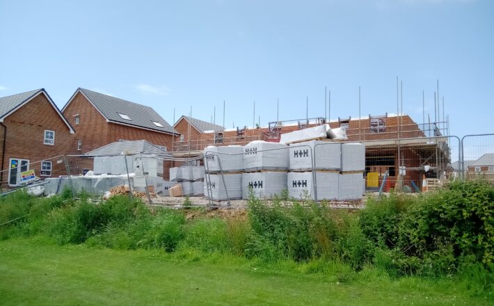 House building in Dorset